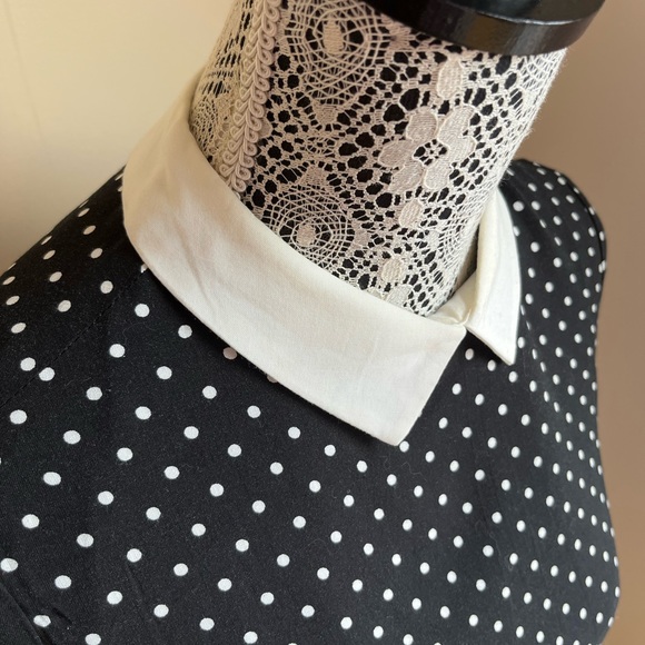 Forever 21 polka dots collared dress - Picture 2 of 4
